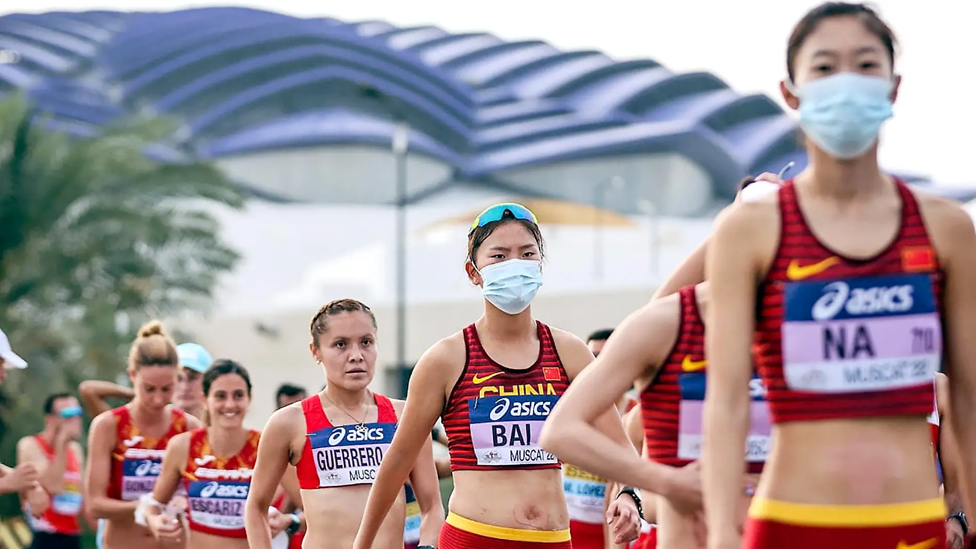 Ilse guerrero participa en mundial de marcha